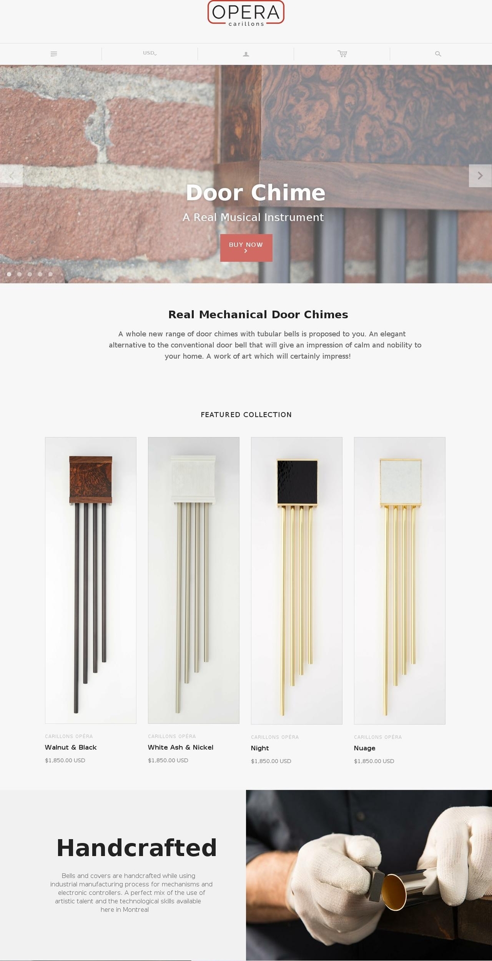 carillonsopera.com shopify website screenshot