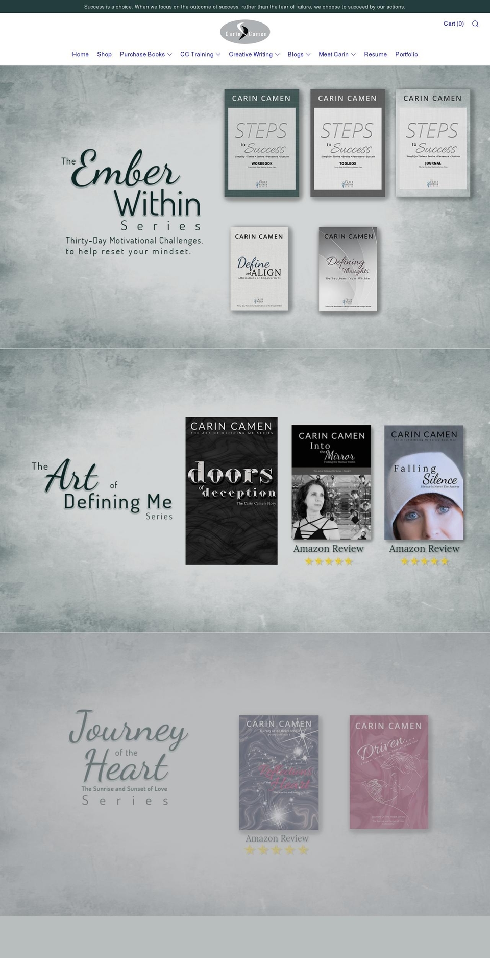 carincamen.com shopify website screenshot