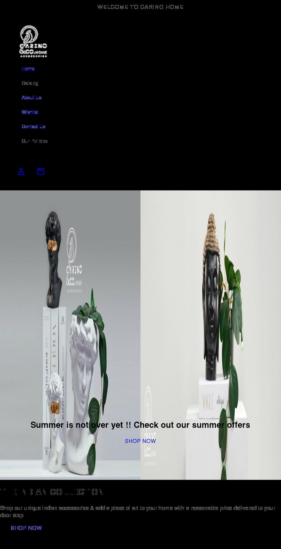 carinohome-eg.com shopify website screenshot