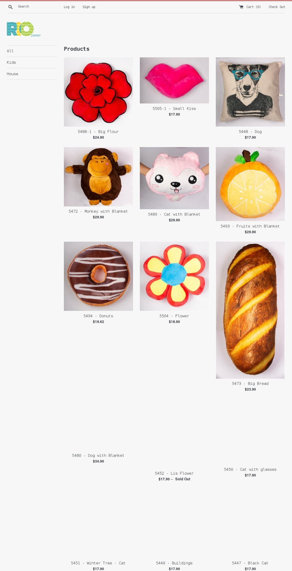 cariocazone.com — Shopify storefront screenshot