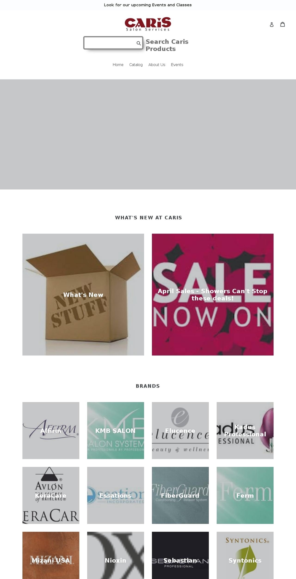 carissalon.com shopify website screenshot