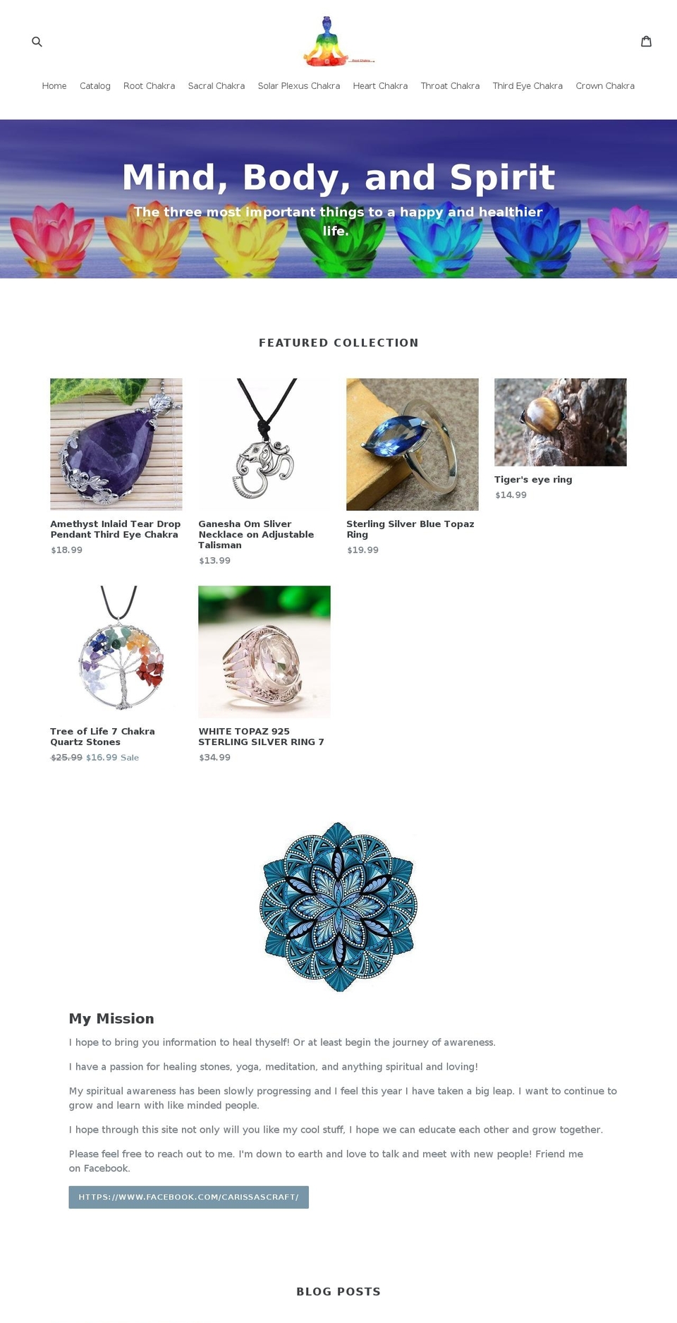carissascrafts.com shopify website screenshot