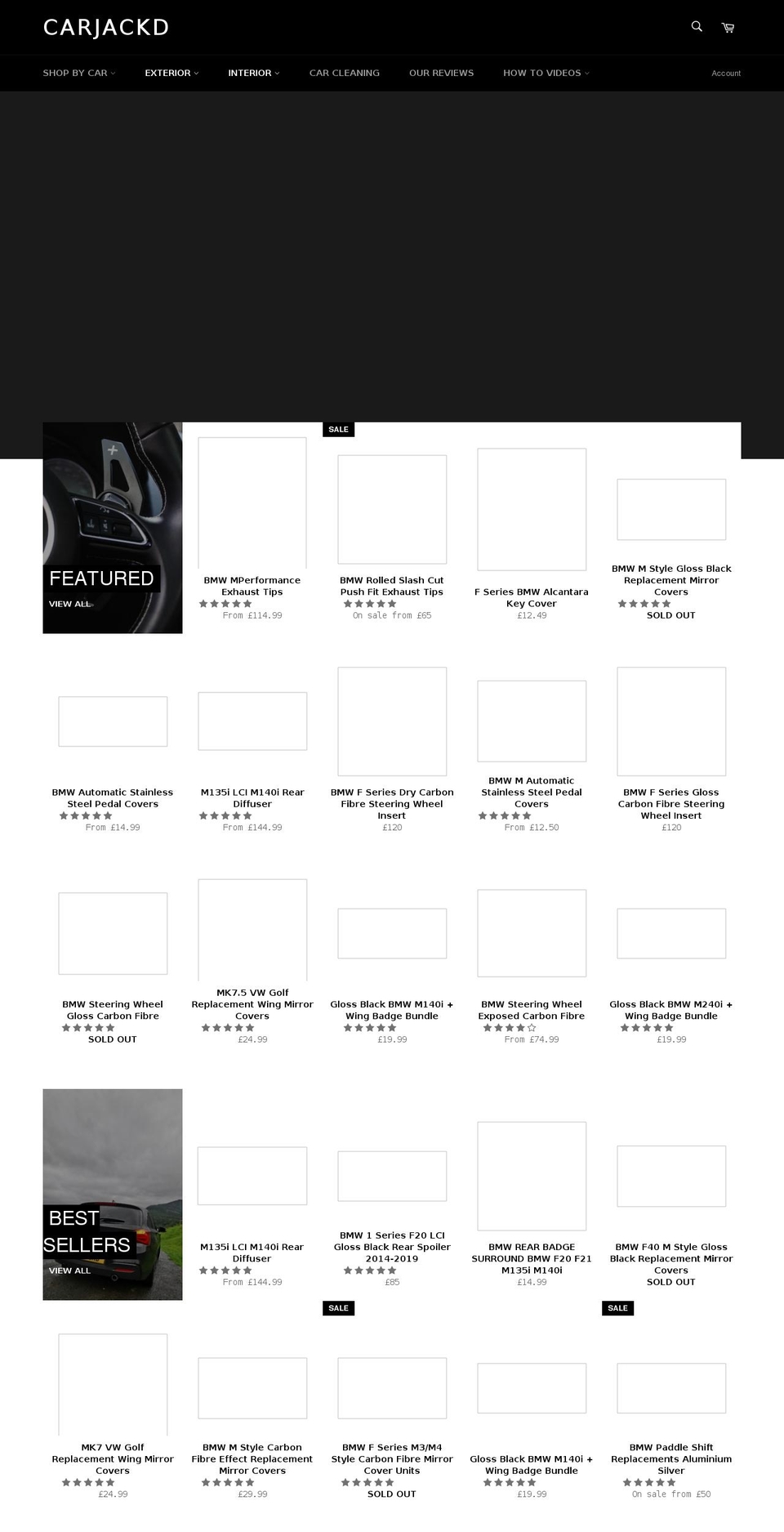 carjackd.com shopify website screenshot