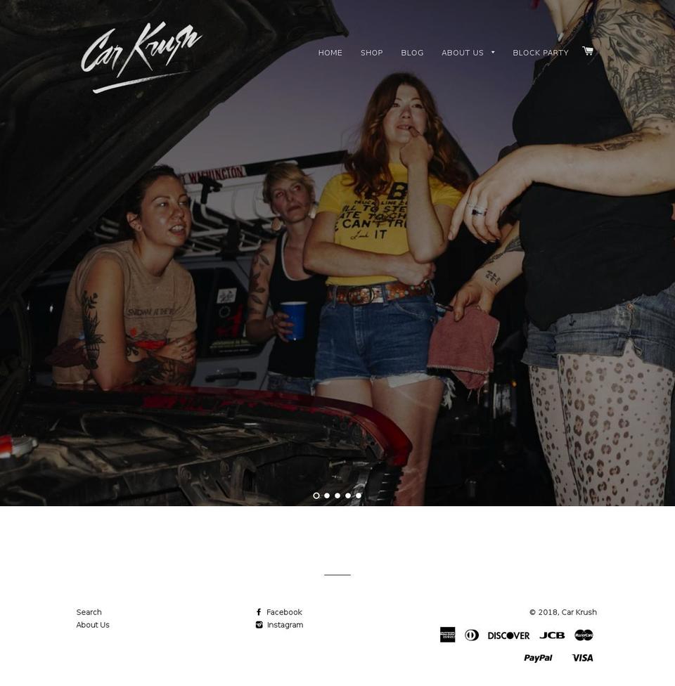 carkrush.com shopify website screenshot
