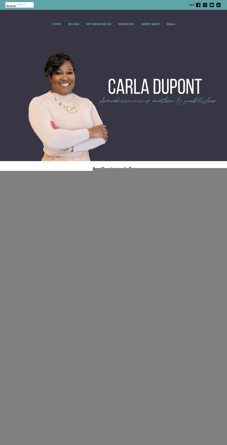 carladupont.com shopify website screenshot