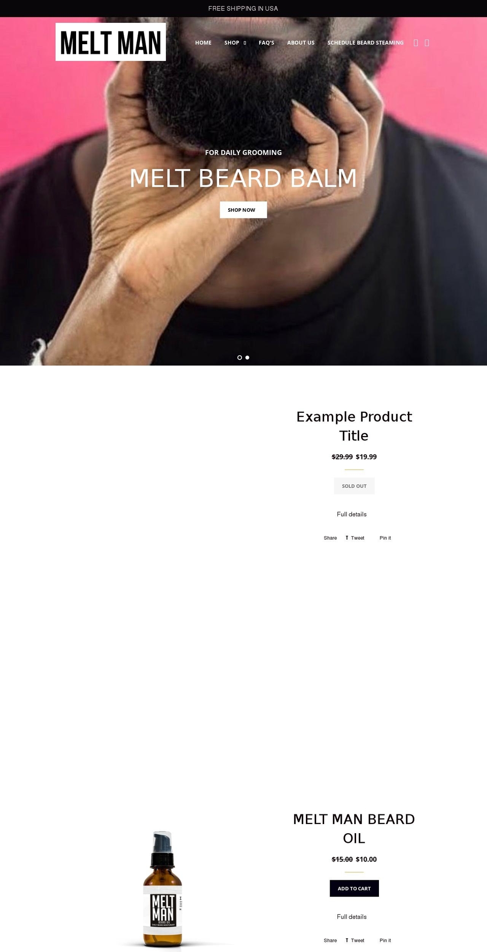 carlaschoicebeauty.com — Shopify storefront screenshot