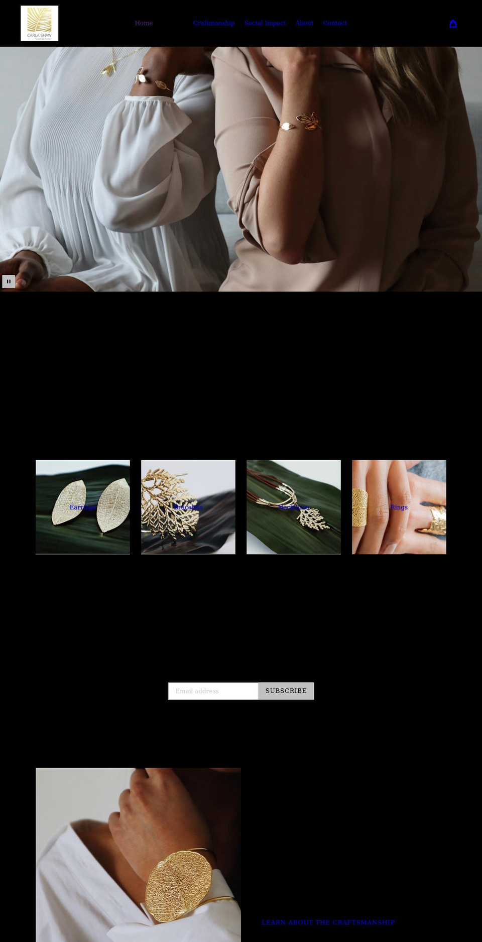 carlashaw.com shopify website screenshot