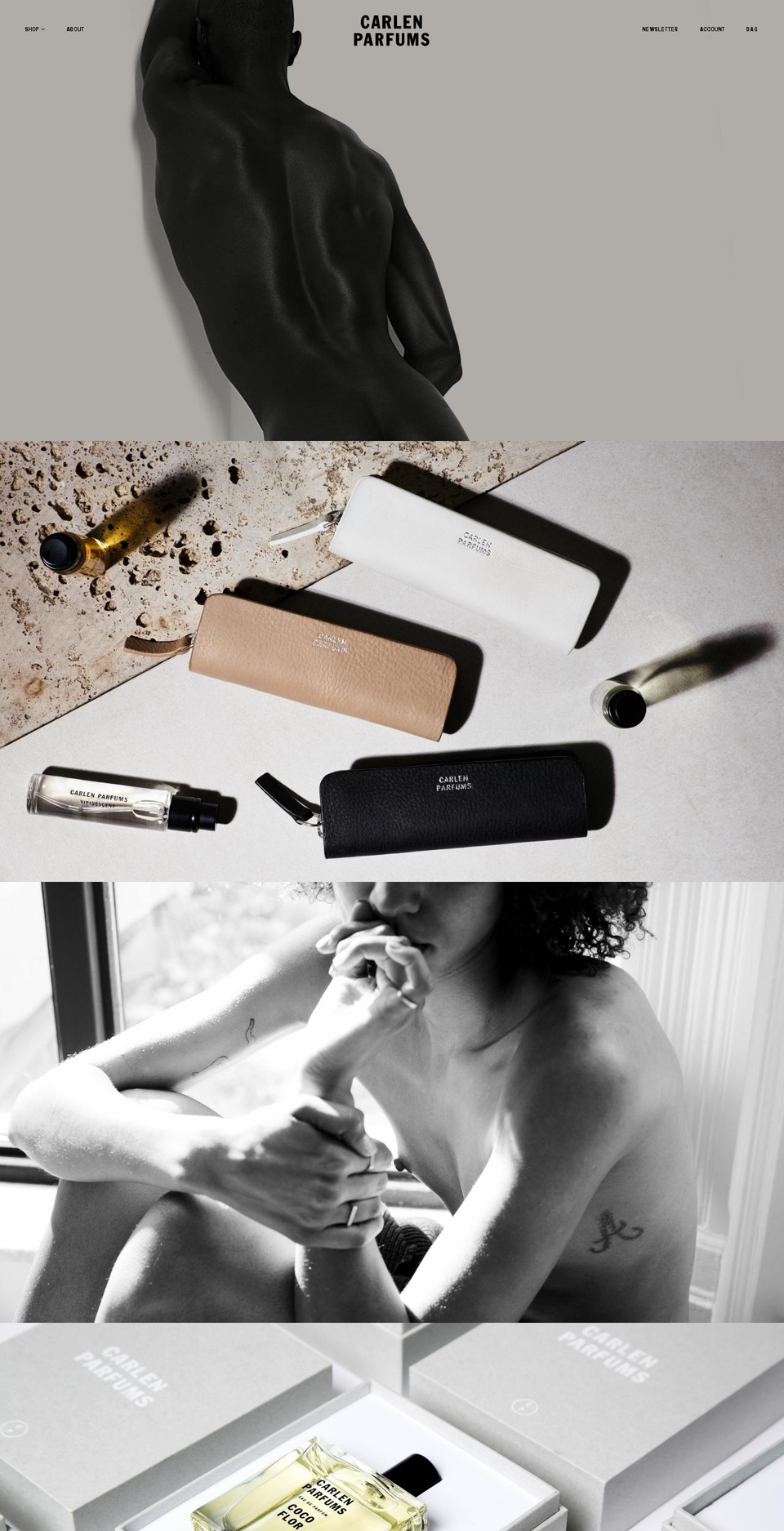 carlenparfums.com shopify website screenshot