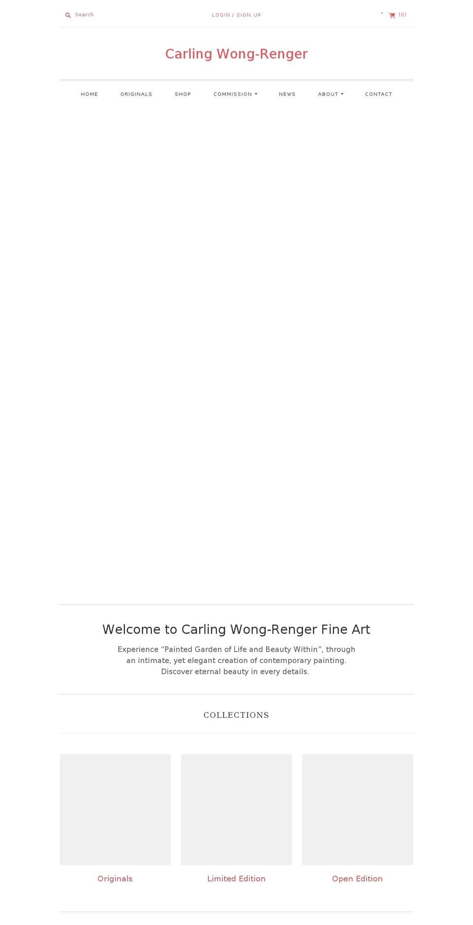 carlingwongrenger.com — Shopify storefront screenshot