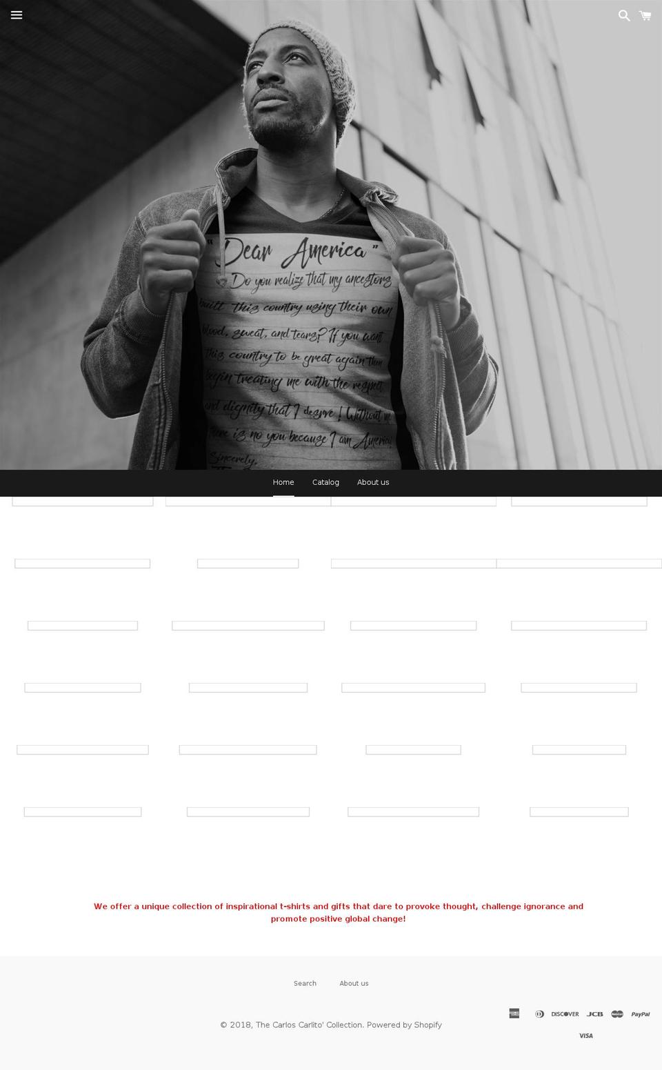 carloscarlito.com — Shopify storefront screenshot