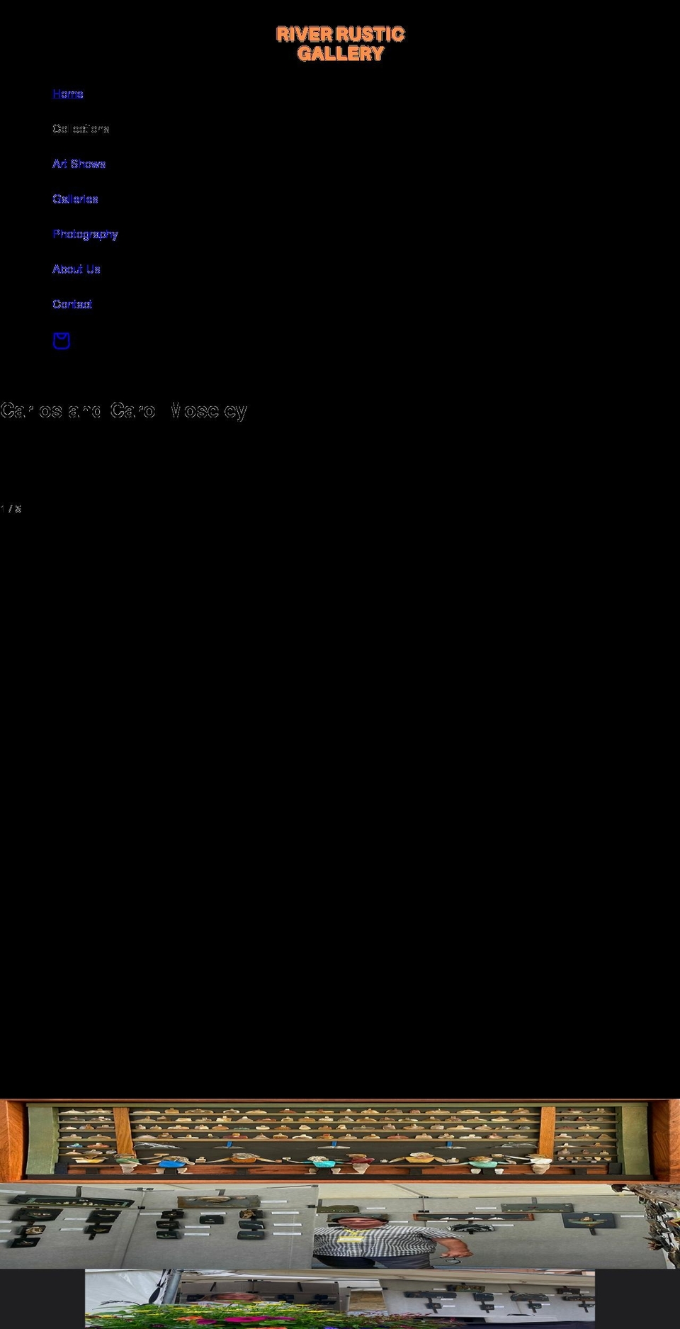 carlosmoseley.com shopify website screenshot