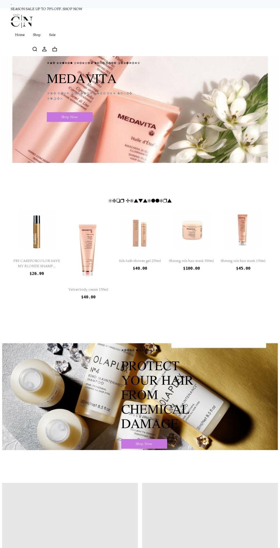 carlosnails.com shopify website screenshot