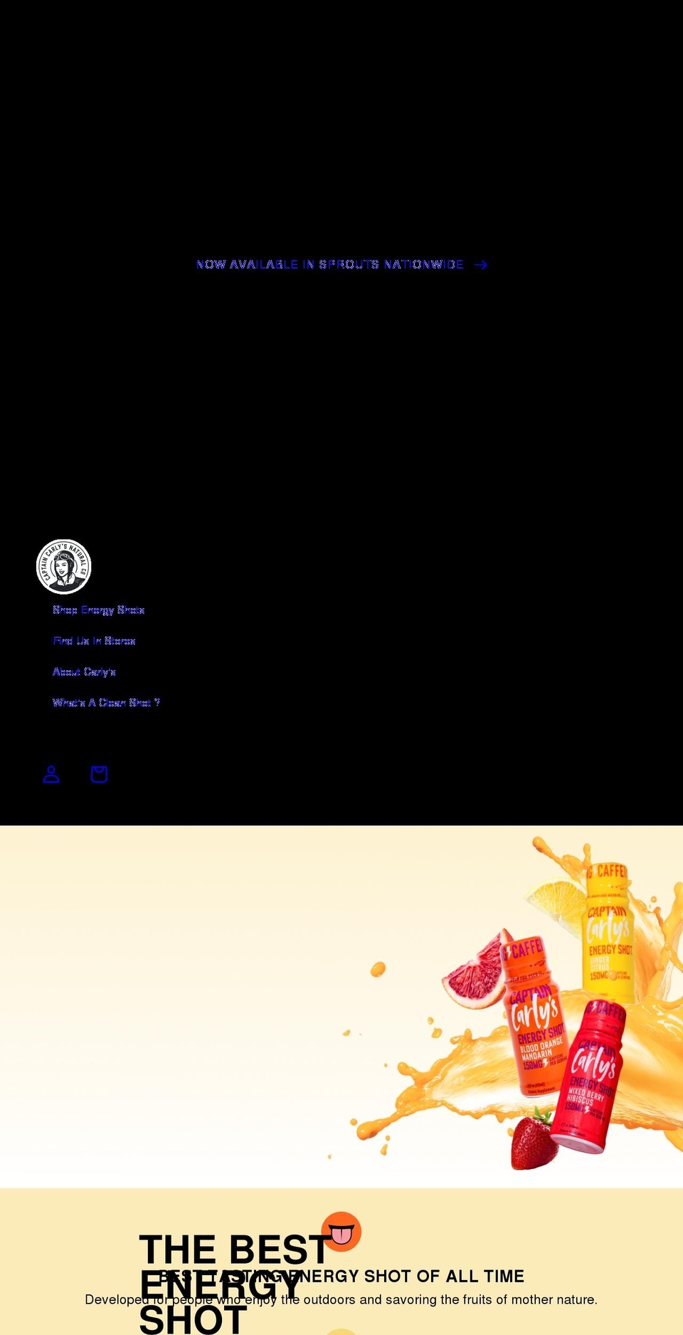 carlysnatural.com shopify website screenshot