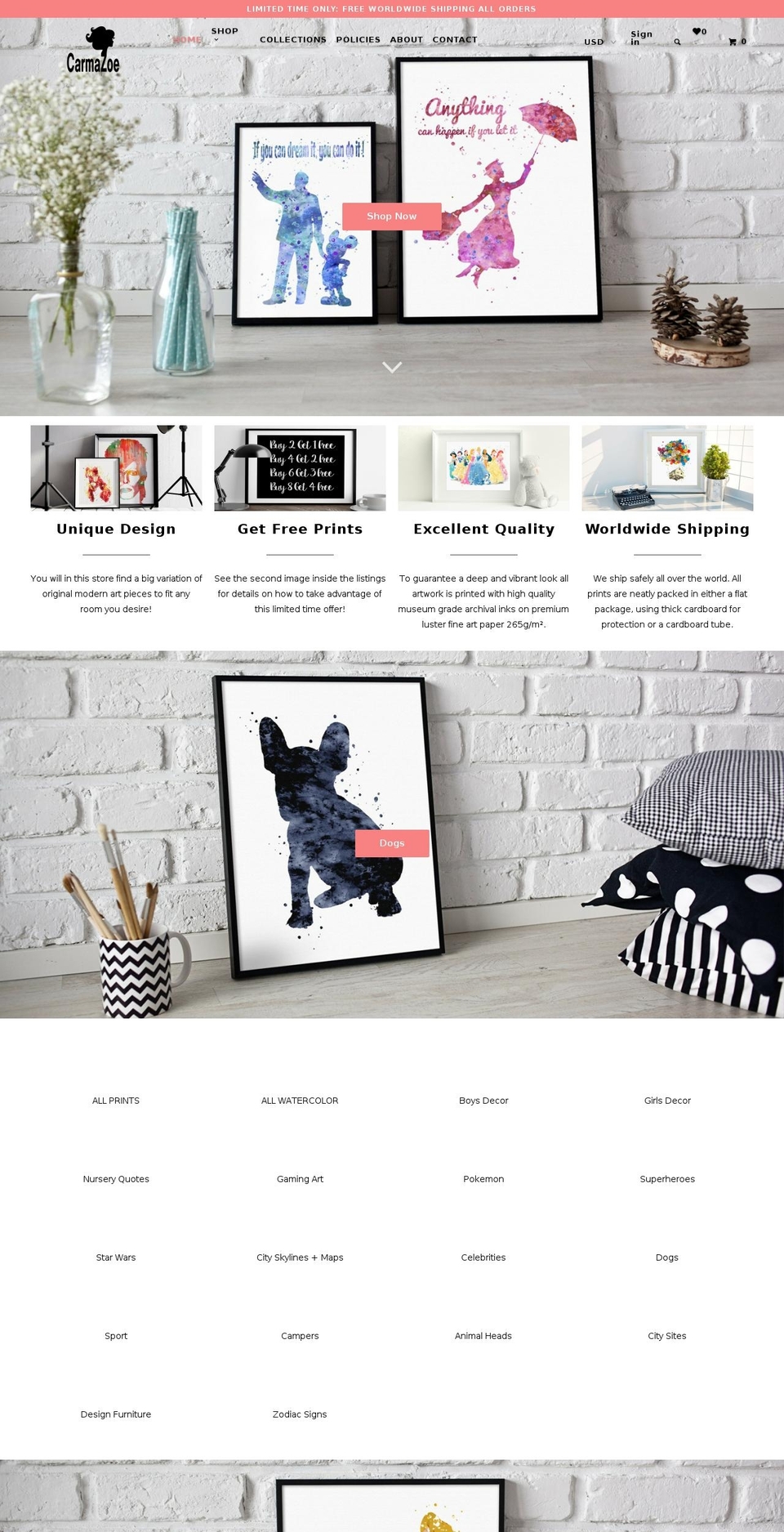 carmazoe.com shopify website screenshot