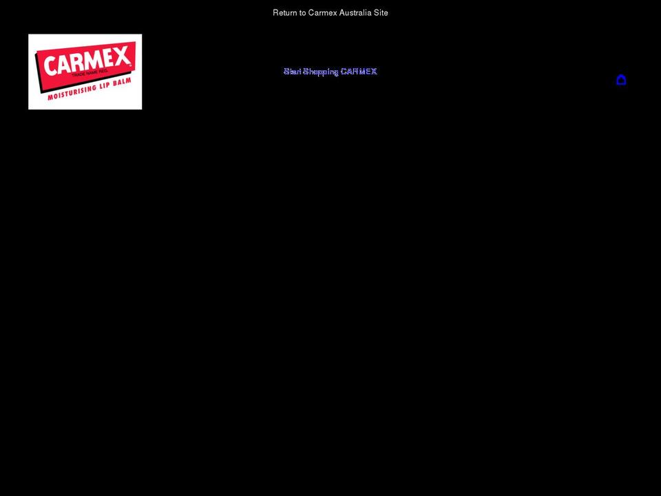 carmex-australia.myshopify.com shopify website screenshot