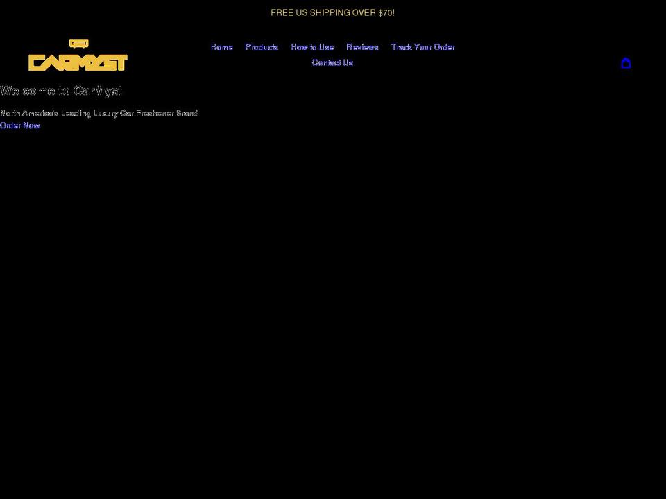 carmyst.com shopify website screenshot