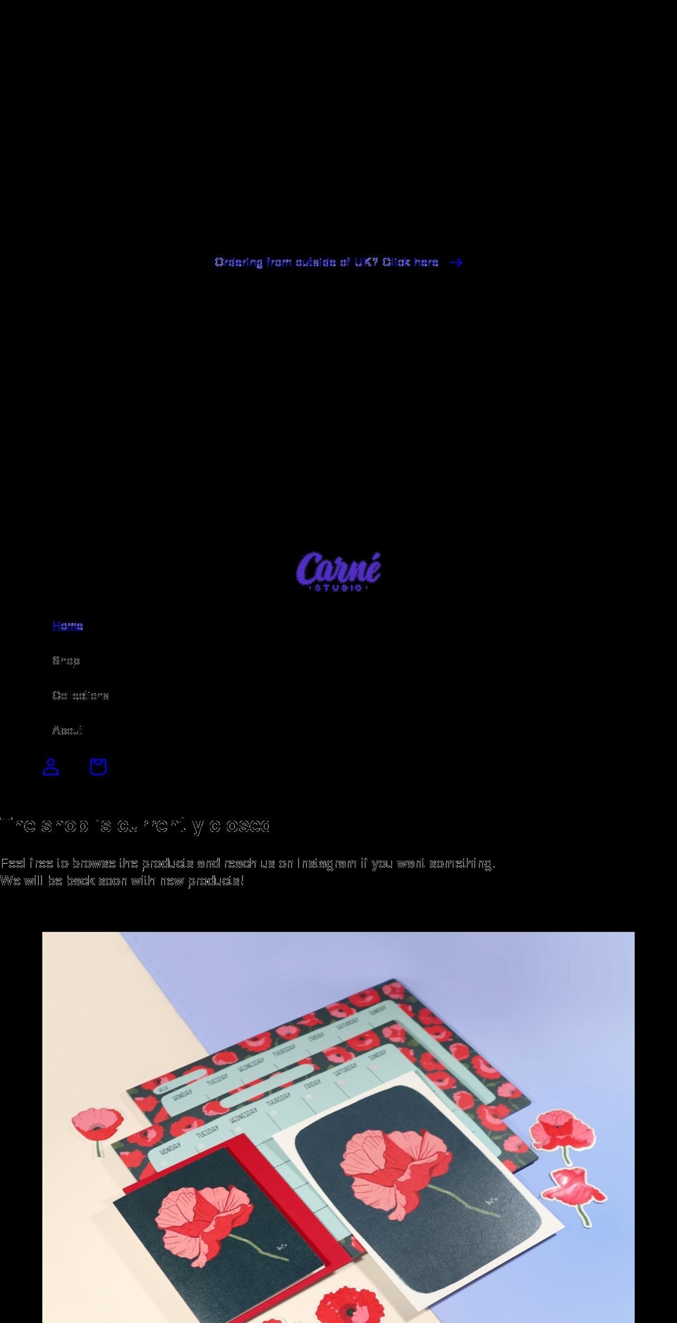 carnestudio.com shopify website screenshot