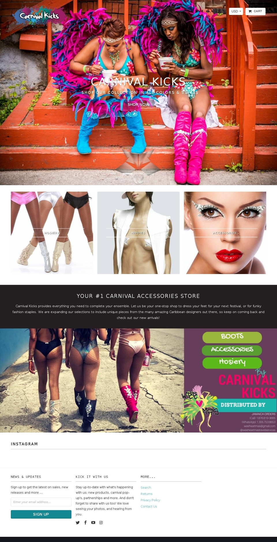 carnivalkicks.com shopify website screenshot