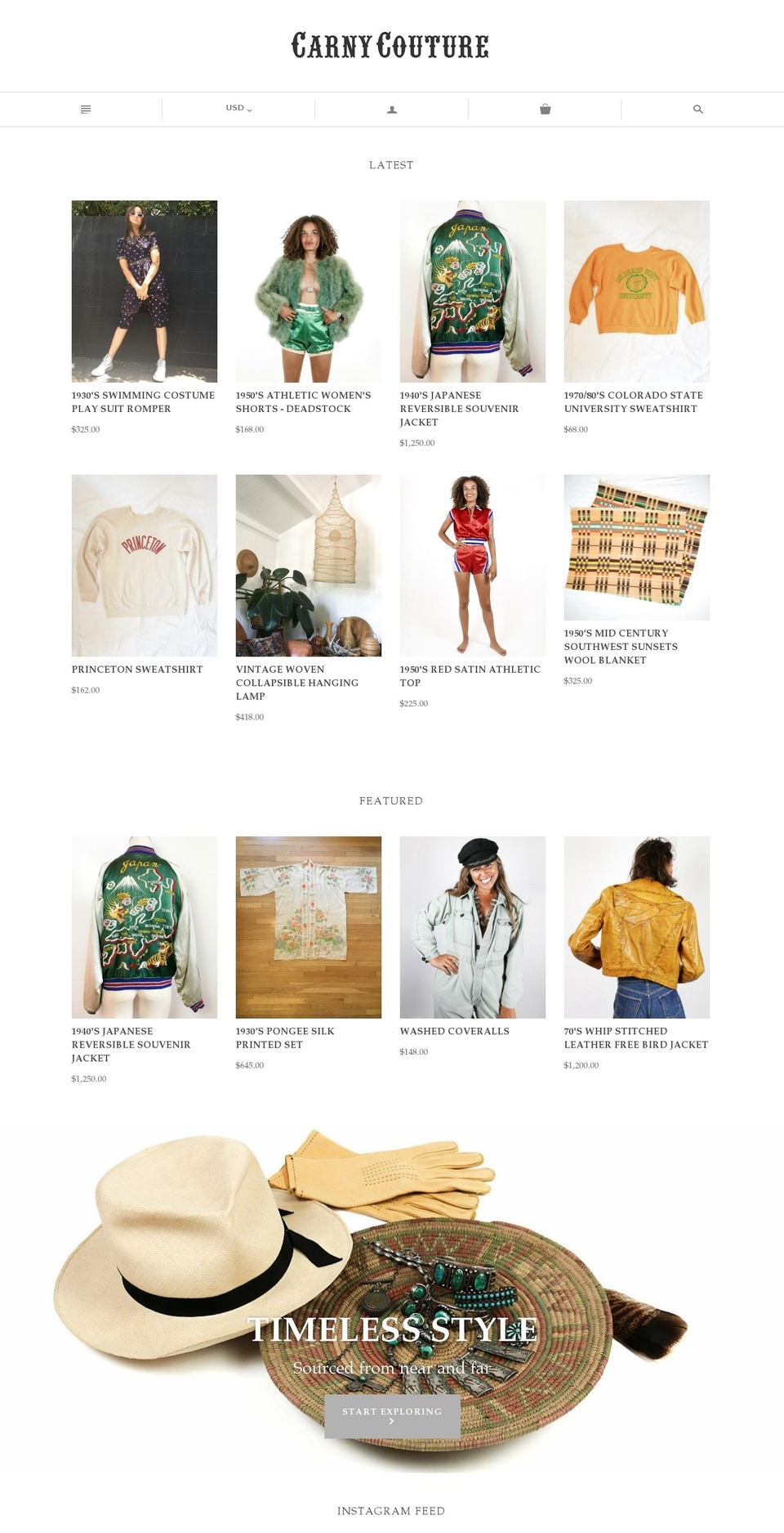 carnycouture.com shopify website screenshot