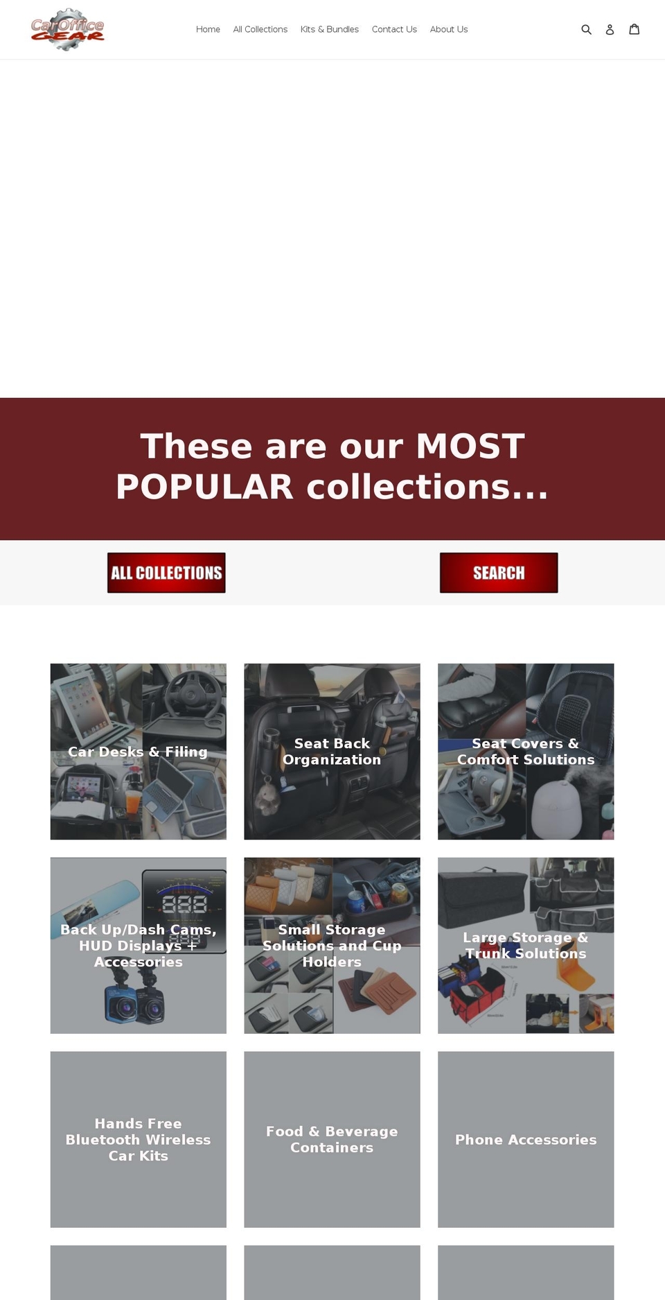 carofficegear.net shopify website screenshot