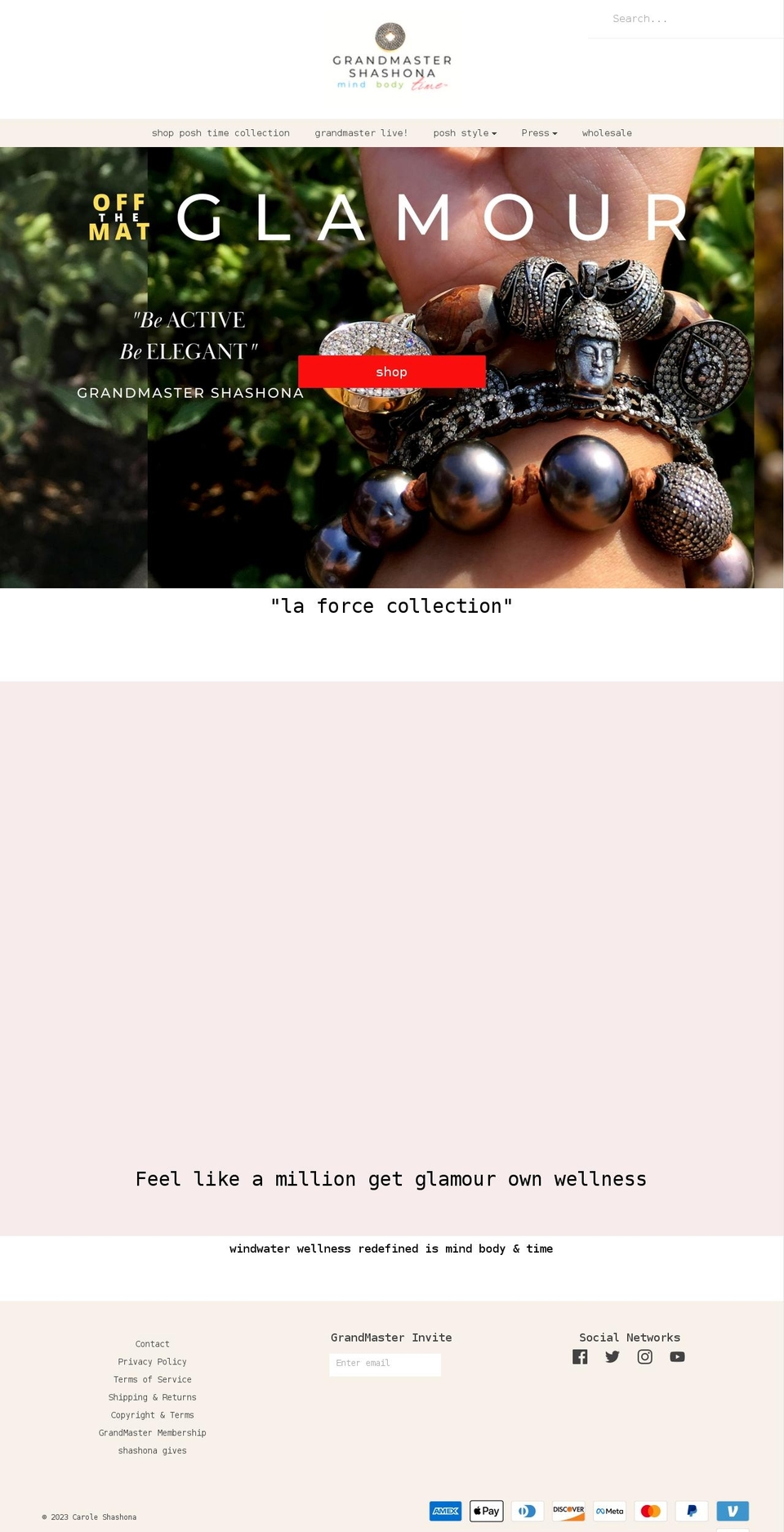 caroleshashona.com shopify website screenshot
