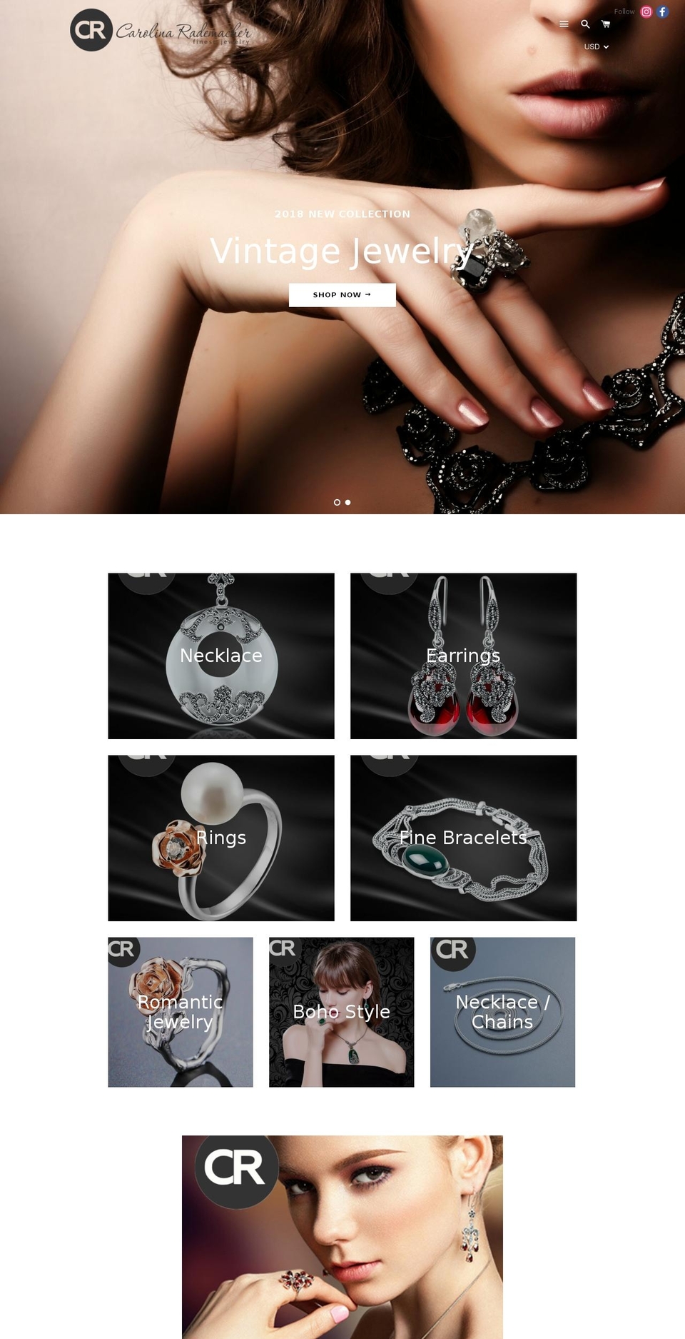 carolina-rademacher.com — Shopify storefront screenshot