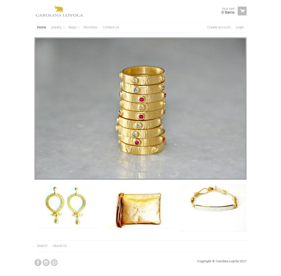carolinaloyola.com shopify website screenshot