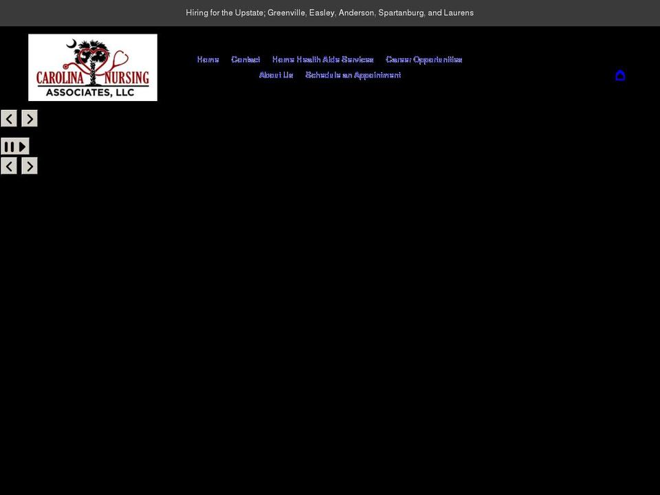 carolinanursing.org shopify website screenshot