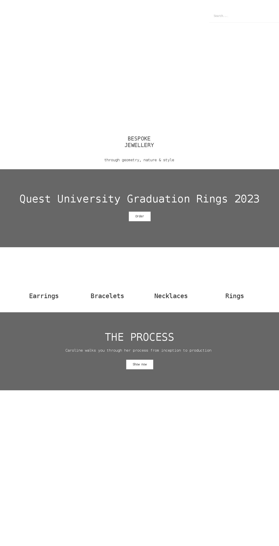 carolinemillerdesign.com shopify website screenshot