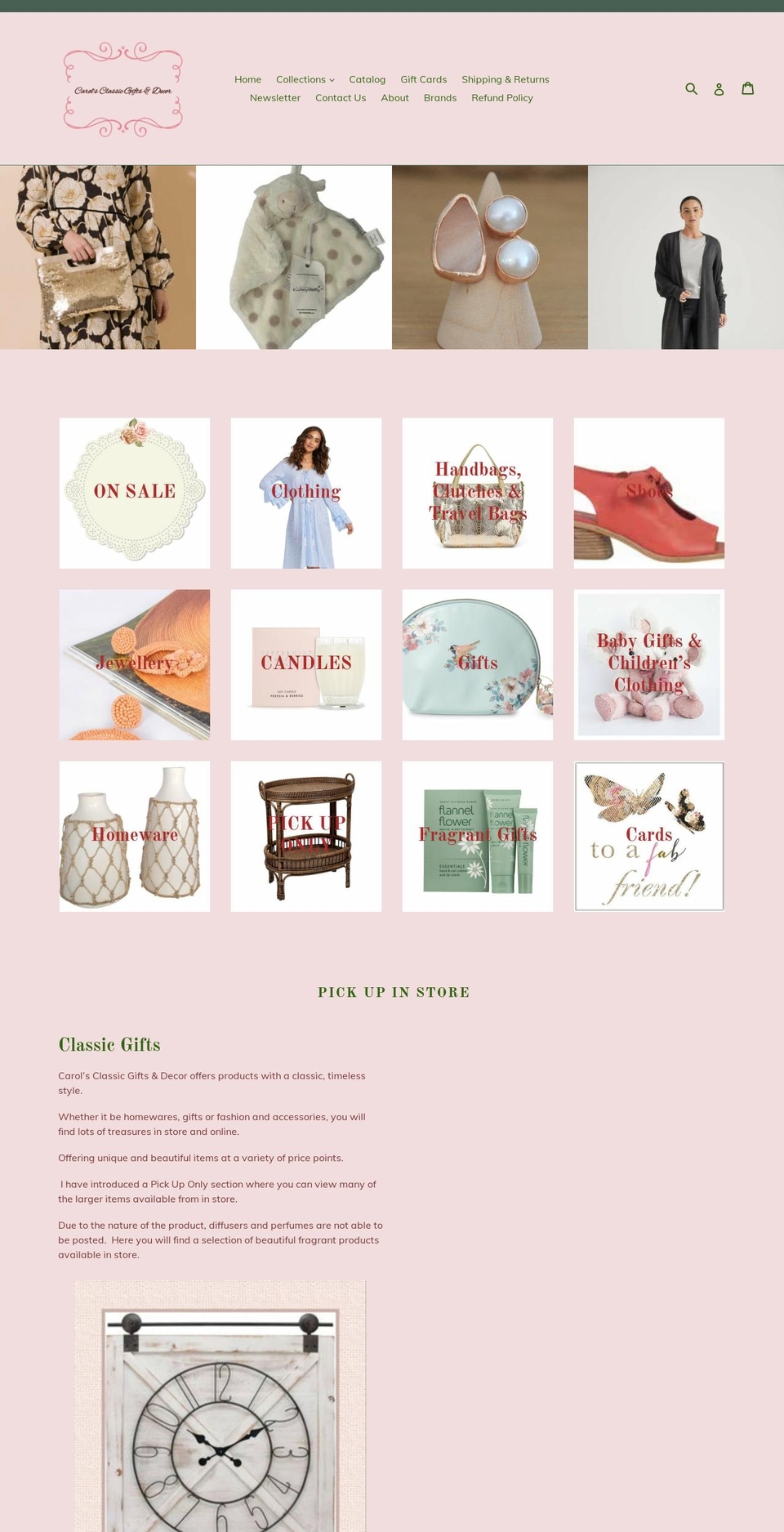 carolsclassicgifts.shop shopify website screenshot