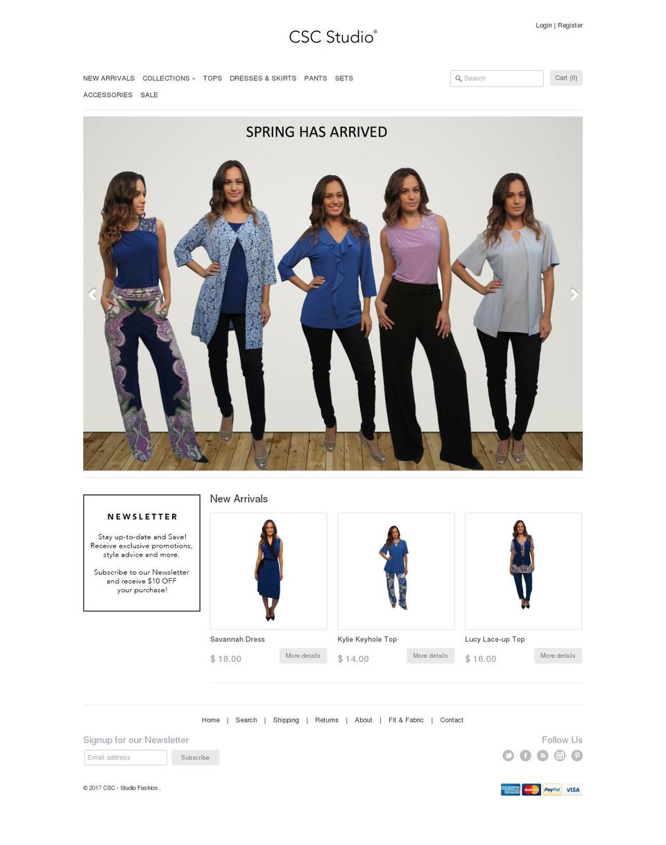 carolynstrausscollection.com shopify website screenshot