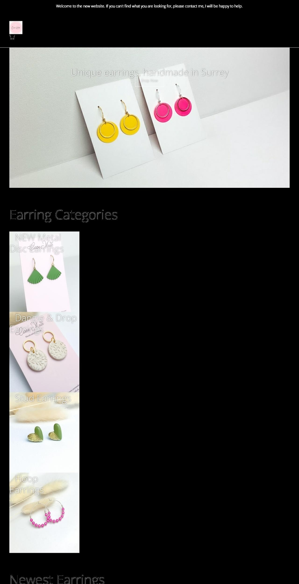 caronmade.uk shopify website screenshot