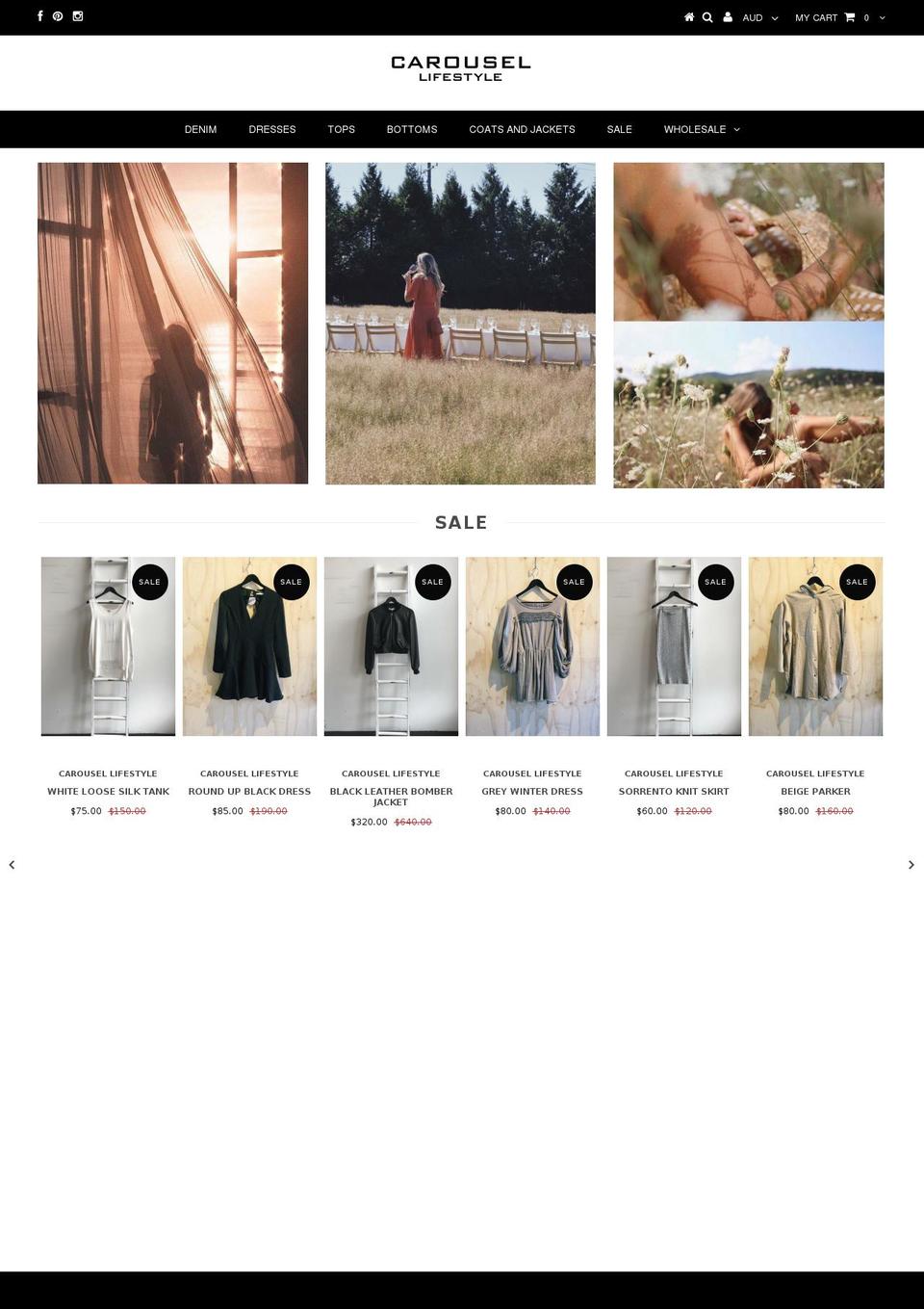 carouselbondi.com.au shopify website screenshot