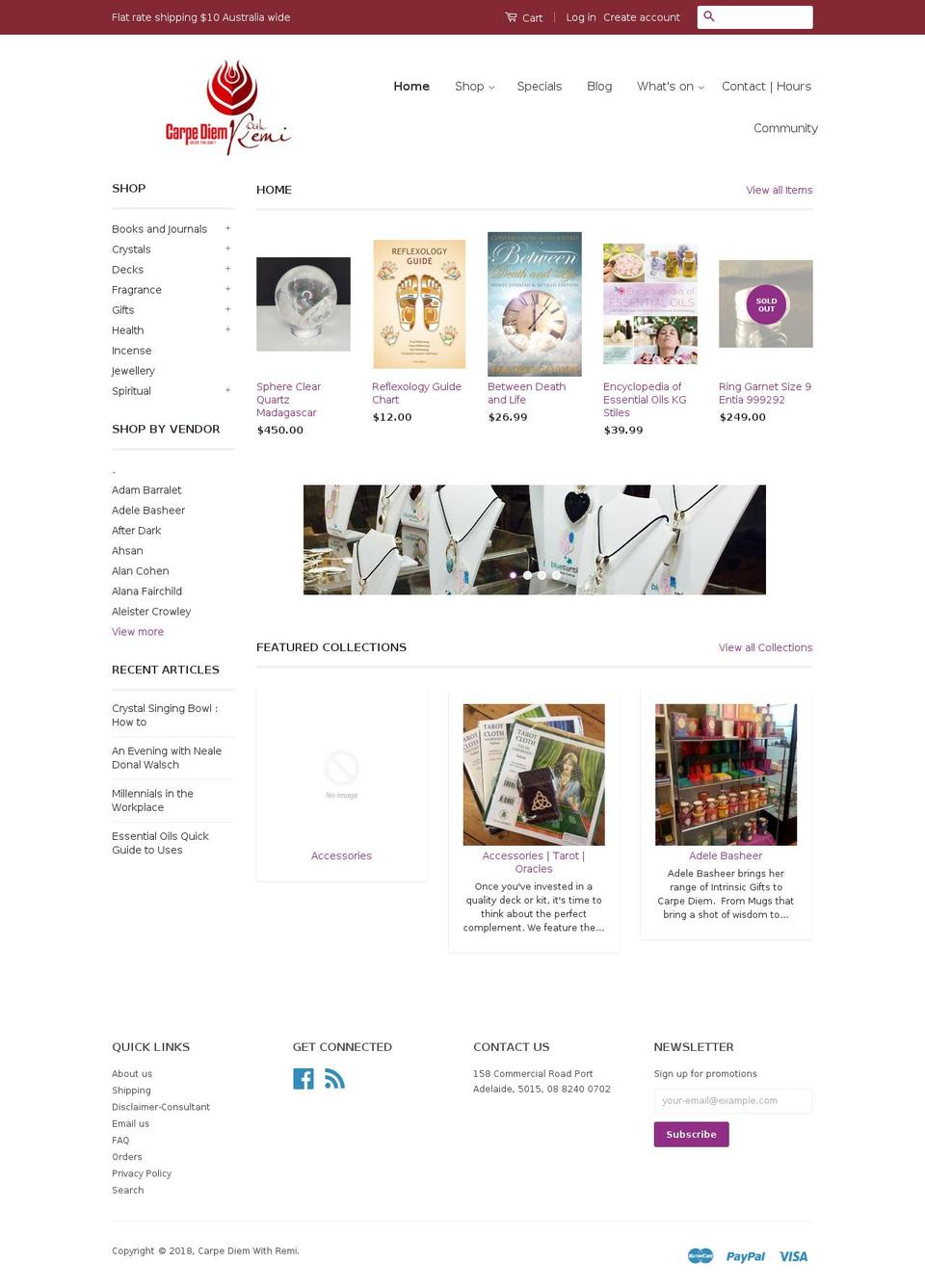 carpediemwithremi.com shopify website screenshot