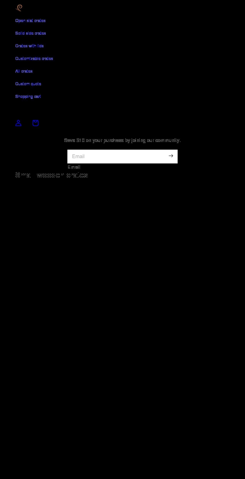 carpentercore.com shopify website screenshot