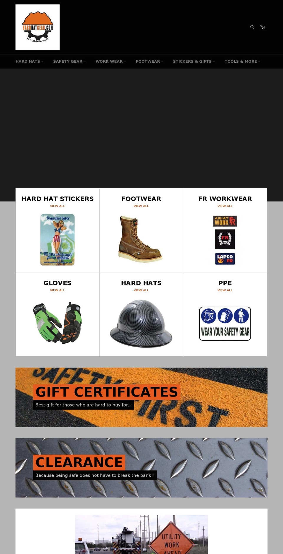 carpentergear.com — Shopify storefront screenshot