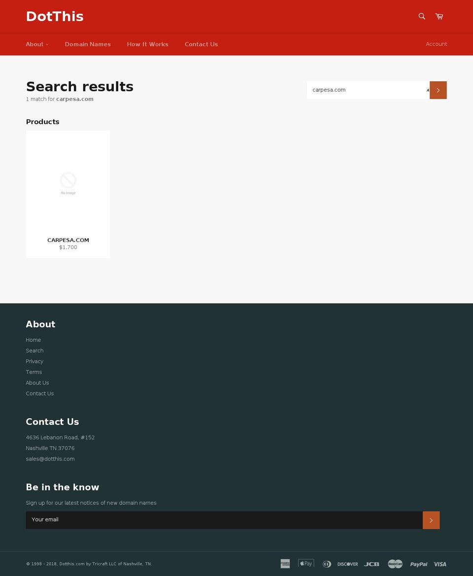 carpesa.com shopify website screenshot