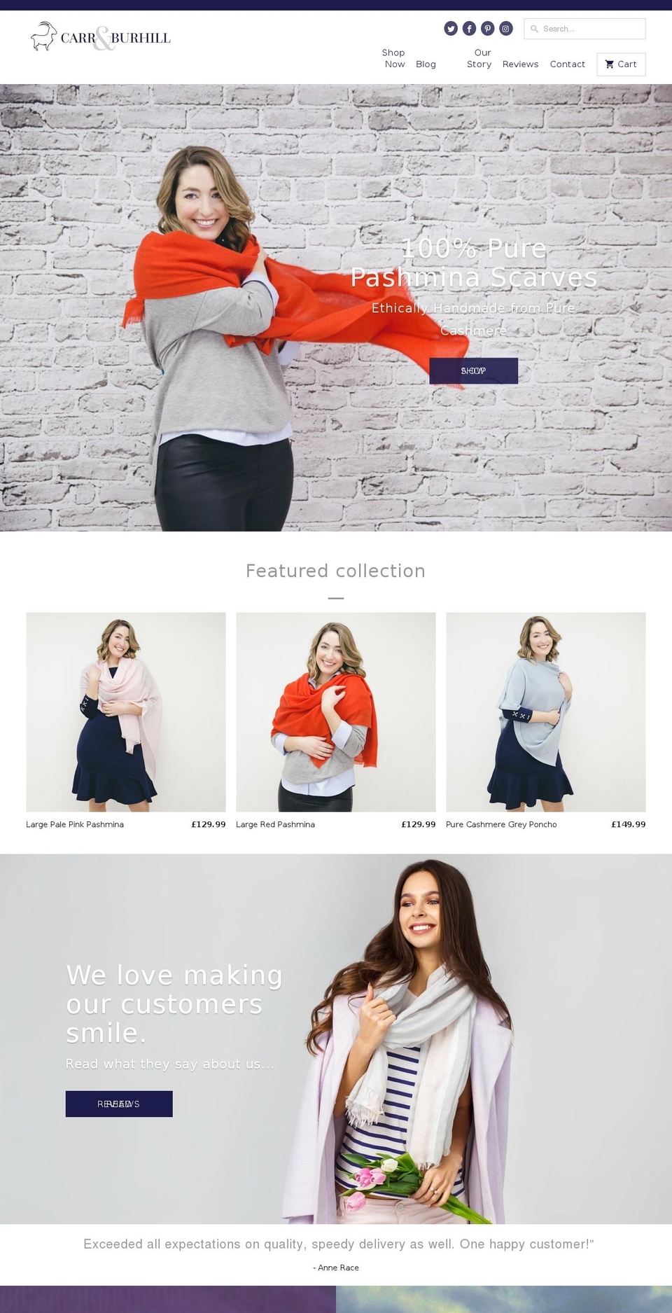 Lillian Kelly Theme Shopify theme site example carr-burhill.myshopify.com