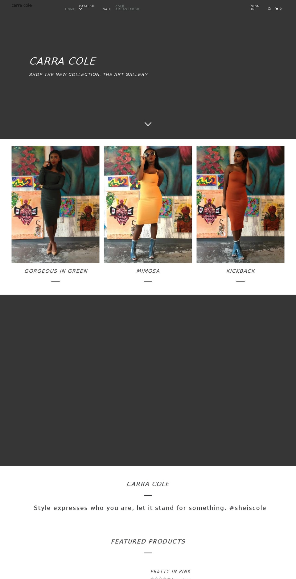 carracole.com — Shopify storefront screenshot