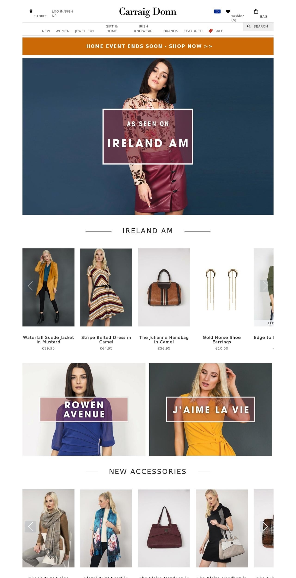 carraigdonn.ie shopify website screenshot