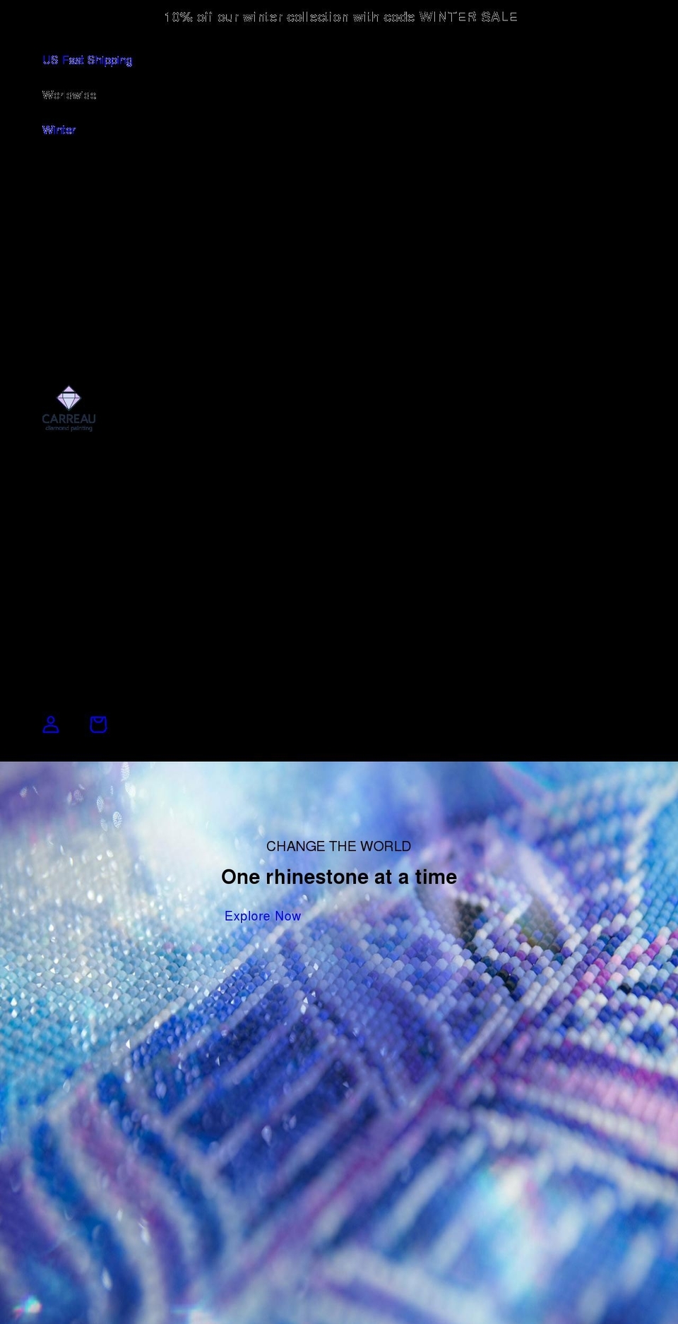 carreaudiamondpainting.com shopify website screenshot