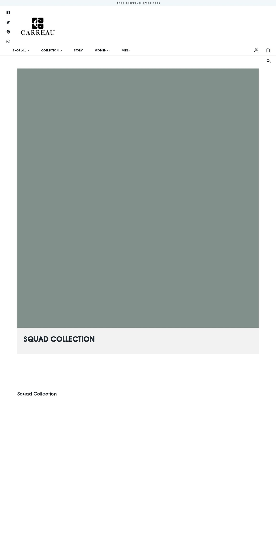 carreauwatches.com shopify website screenshot