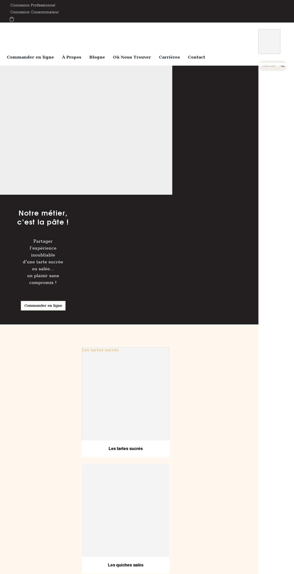 carrementtarte.com shopify website screenshot