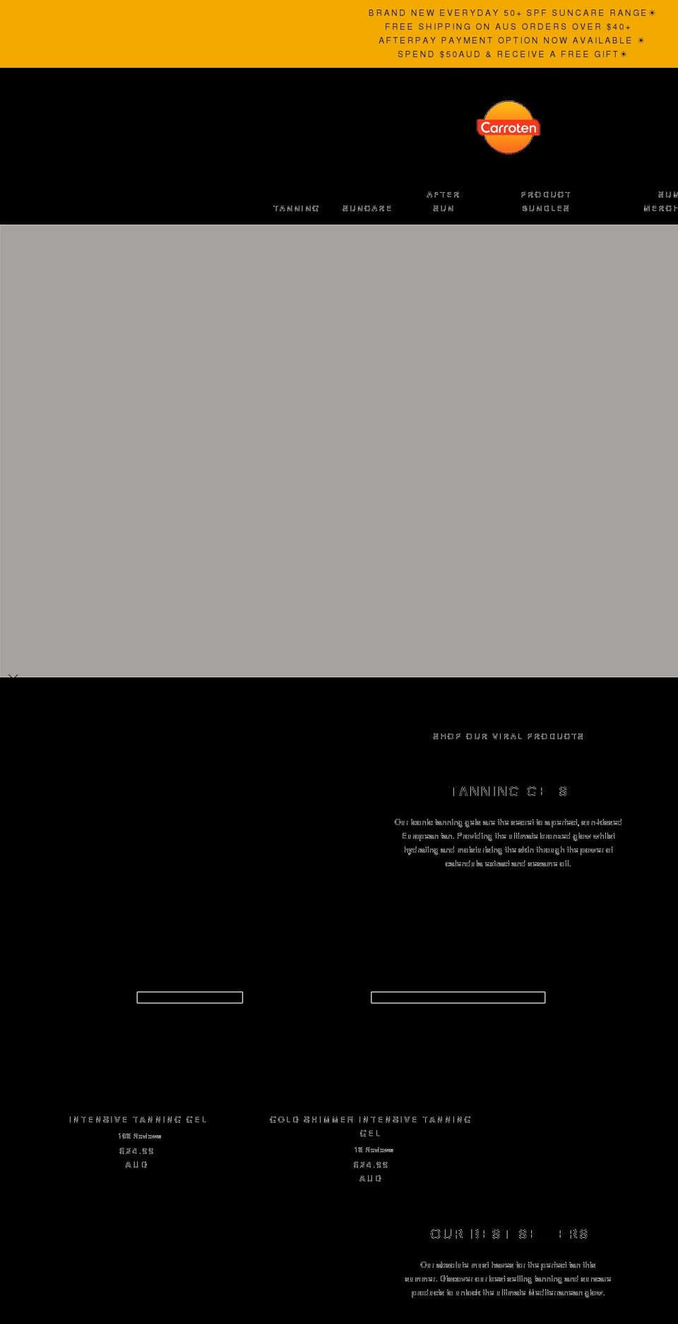 carroten.com.au shopify website screenshot