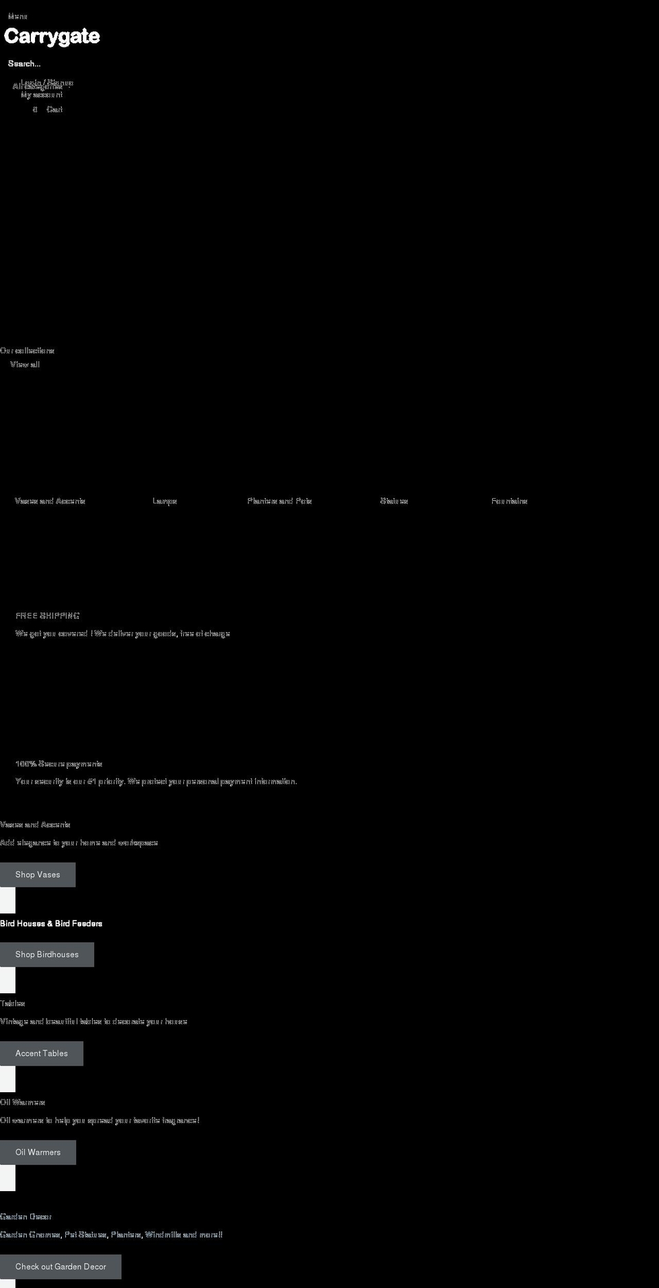 carrygate.com shopify website screenshot