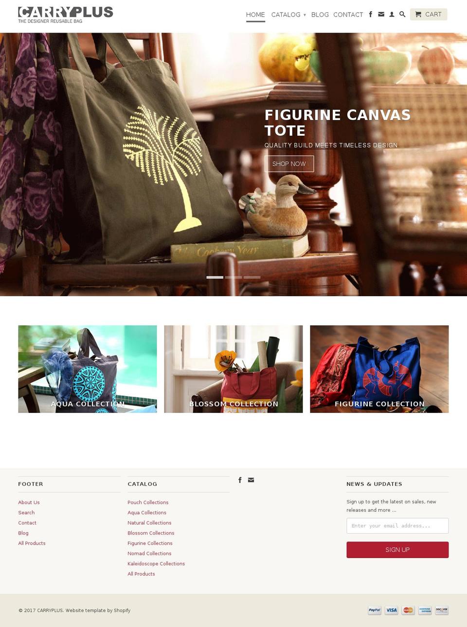 carryplus.com shopify website screenshot