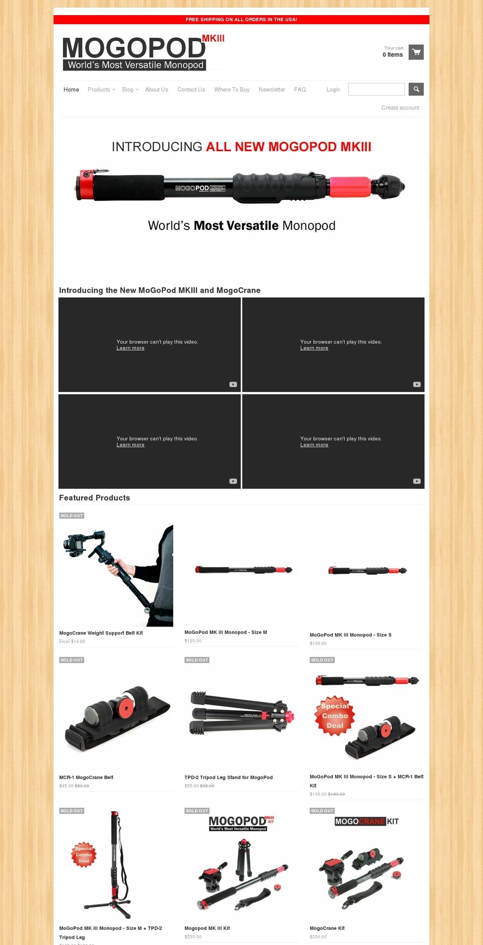 carryspeedstore.myshopify.com — Shopify storefront screenshot