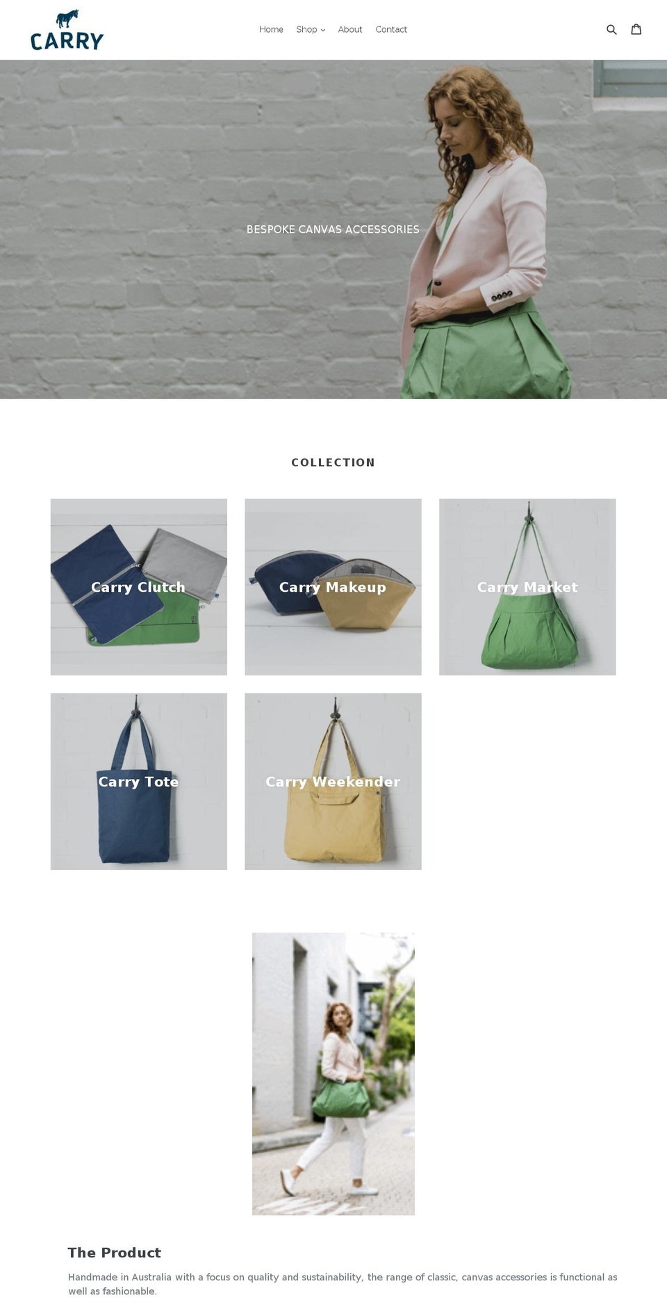 carrystudio.com — Shopify storefront screenshot