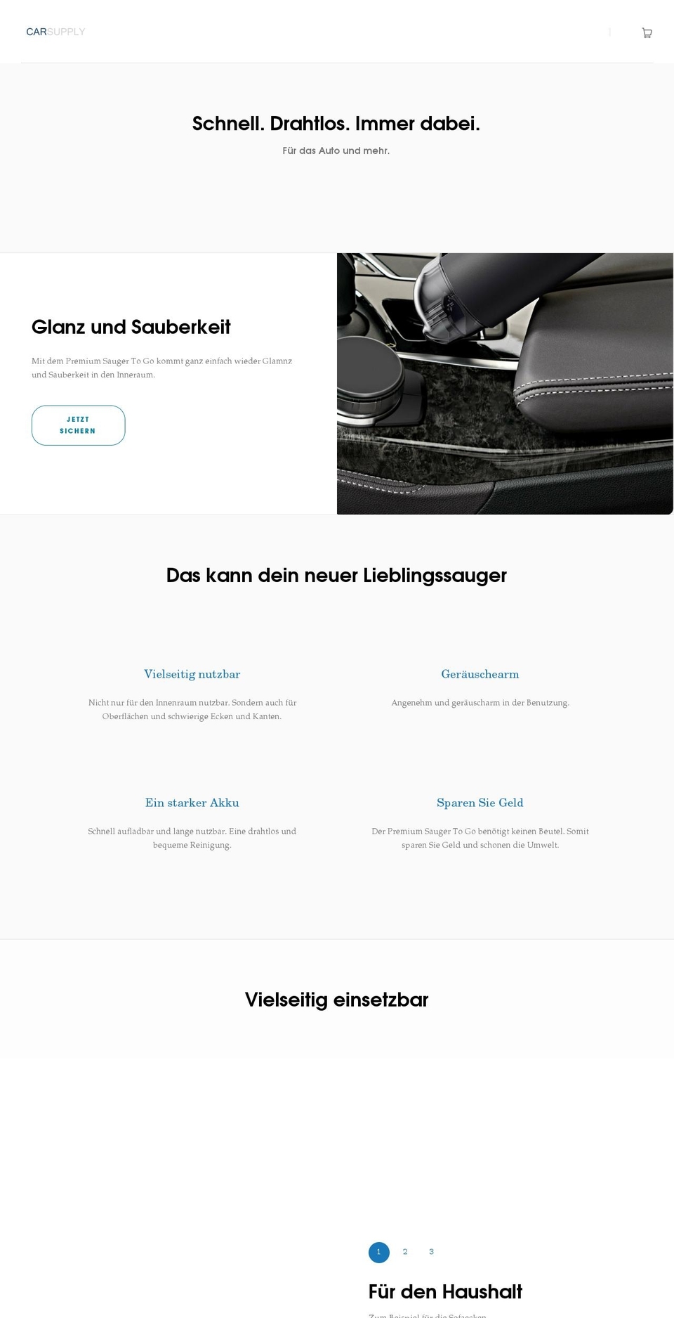 carsupply.de shopify website screenshot