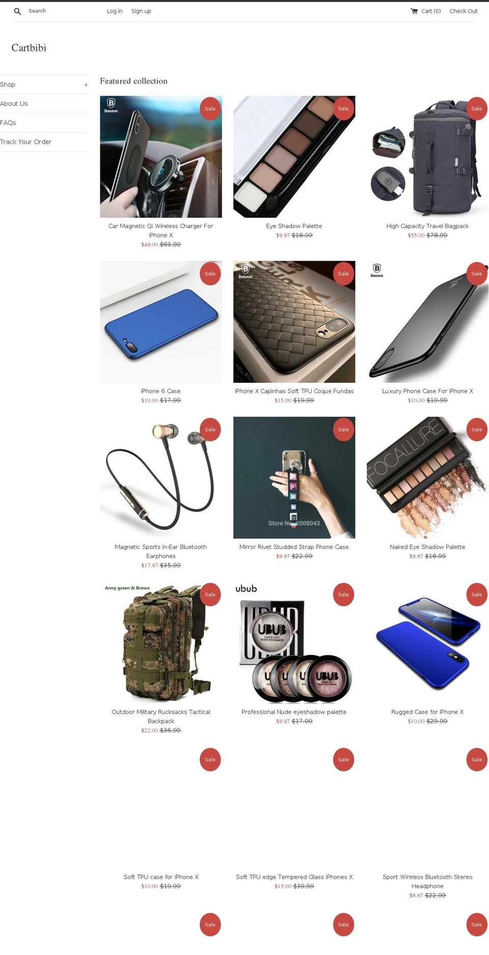 cartbibi.com — Shopify storefront screenshot